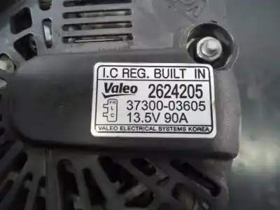 Peça sobressalente para automóvel em segunda mão alternador por kia rio concept referências oem iam 2624205 p3-a4-2-2 