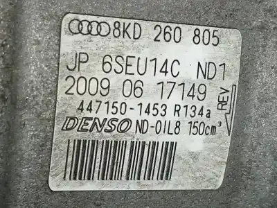 Автозапчастина б/у компресор кондиционера для audi a5 coupe (8t) 2.0 tfsi (132kw) посилання на oem iam 8kd260805 p3-a2-8-3 