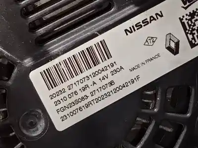 Second-hand car spare part alternator for renault master kasten l1h1 ka 2.8t oem iam references 231007619r fgn23s083 p3-b6-3-1 