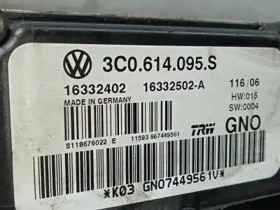 Peça sobressalente para automóvel em segunda mão abs por volkswagen passat berlina (3c2) advance plus referências oem iam 3c0614095s p3-a8-28-2 