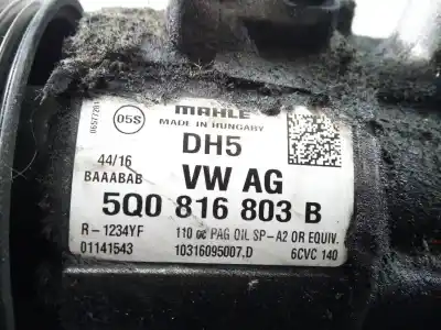 Автозапчастина б/у компресор кондиционера для seat toledo (kg3) style посилання на oem iam 5q0816803b p3-a3-2-2 