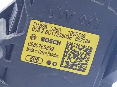 Peça sobressalente para automóvel em segunda mão pedal acelerador por skoda fabia active referências oem iam 6c1723503e e2-a1-45-1 0280755339