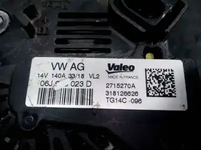Second-hand car spare part alternator for cupra ateca 2.0tsi 4drive oem iam references  p3-a4-14-2 