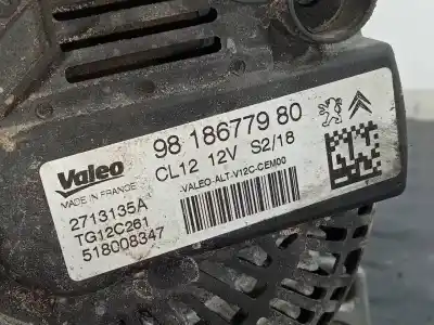 Peça sobressalente para automóvel em segunda mão alternador por citroen c3 live referências oem iam 9818677980 p3-a5-2-3 2713135a