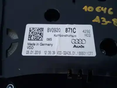 Peça sobressalente para automóvel em segunda mão quadrante por audi a3 sedán (8vs) ambition referências oem iam 8v0920871c e2-a1-23-5 a2c90493400