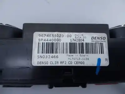 Pezzo di ricambio per auto di seconda mano controllo climatico per citroen c-elysée exclusive riferimenti oem iam 96746550zd00 e3-b2-34-2 5p4440000