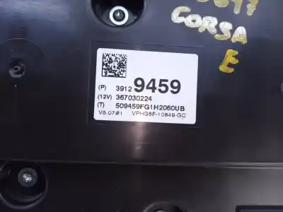 Second-hand car spare part dashboard for opel corsa d selective oem iam references 39129459 e3-a5-13-1 367030224
