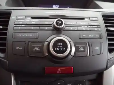 Peça sobressalente para automóvel em segunda mão sistema de áudio / rádio cd por honda accord berlina (cu) executive referências oem iam 