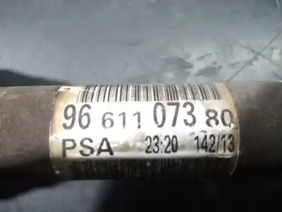 Peça sobressalente para automóvel em segunda mão transmissão dianteira esquerda por citroen c4 lim. collection referências oem iam 9661107380 p1-b6-37 