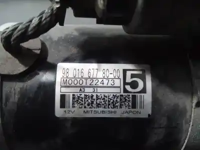 Peça sobressalente para automóvel em segunda mão motor de arranque por citroen c4 lim. collection referências oem iam 9801667780 p3-a10-22-1 