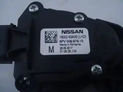 Peça sobressalente para automóvel em segunda mão pedal acelerador por renault kadjar zen referências oem iam 180024ba0b e2-a1-18-9 6pv00897815
