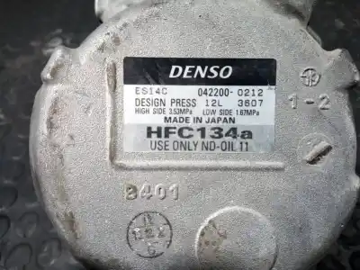 İkinci el araba yedek parçası klima kompresörü için toyota prius (nhw30) plug-in hybrid advance oem iam referansları 0422000212 p3-b2-2-3 hfc134a
