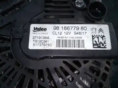 Автозапчастина б/у генератор для citroen c4 cactus feel посилання на oem iam 9818677980 p3-a4-13-2 