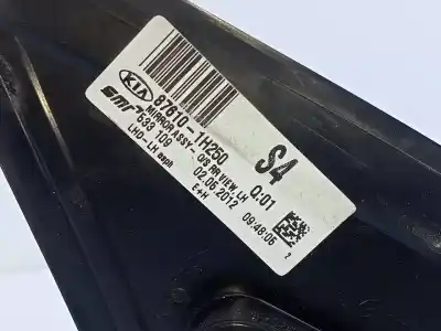 Second-hand car spare part left rearview mirror for kia cee´d active oem iam references 876101h250 e2-b5-54-2 
