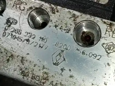 Pezzo di ricambio per auto di seconda mano abs per dacia logan mcv ambiance riferimenti oem iam 8200756092 p3-a8-24-4 0265232110