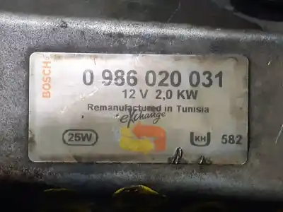 Pezzo di ricambio per auto di seconda mano motorino di avviamento per land rover freelander (ln) 2.0 turbodiesel riferimenti oem iam 0986020031 p3-b7-7-1 