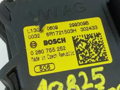 Автозапчастина б/у педаль акселератора для seat toledo (kg3) reference посилання на oem iam 6r1721503h e2-a1-44-7 0280755252