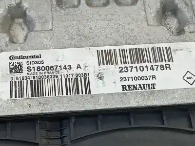Second-hand car spare part ecu engine control for renault megane iii sport tourer limited oem iam references 237101478r  237100037r