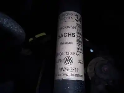 Recambio de automóvil de segunda mano de amortiguador trasero derecho para volkswagen polo (6c1) comfortline bluemotion referencias oem iam 6c0513025ah  