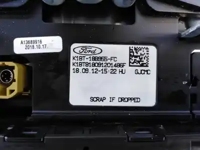 Автозапчастина б/у gps навігаційна система для ford fiesta (ce1) st-line посилання на oem iam k1bt18b955fc e2-b3-4-1 a13689916