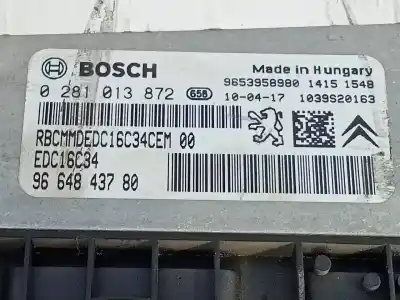 Second-hand car spare part ecu engine control for peugeot 308 confort oem iam references 9664843780 e3-b2-46-1 0281013872
