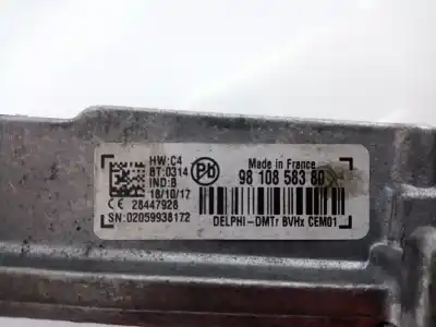 Pezzo di ricambio per auto di seconda mano centralina start/stop per peugeot expert furgón pro standard riferimenti oem iam 9810858380 e3-a1-31-1 