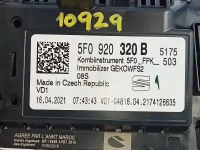 İkinci el araba yedek parçası enstrüman paneli için seat ateca (kh7) fr go 4drive oem iam referansları 5f0920320b e2-a1-32-7 a3c0583150001