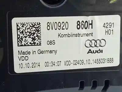 Peça sobressalente para automóvel em segunda mão quadrante por audi a3 sportback (8va) attraction referências oem iam 8v0920860h e2-a1-43-7 