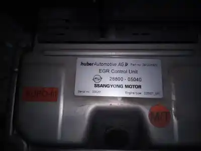 Автозапчасти б/у блок управления двигателем за ssangyong rexton 2.9 turbodiesel cat ссылки oem iam 2880005040  