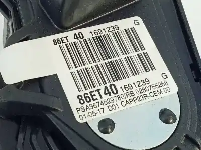 Автозапчастина б/у педаль акселератора для citroen c4 picasso feel посилання на oem iam 9674829780 e3-b2-33-3 0280755269