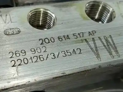 Peça sobressalente para automóvel em segunda mão abs por volkswagen t-cross (c11) 1.0 tsi referências oem iam 2q0614517ap p3-a8-14-2 