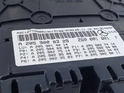 Peça sobressalente para automóvel em segunda mão quadrante por mercedes clase c (w205) lim. c 220 cdi bluetec (205.004) referências oem iam a2059008329 e3-a1-7-1 