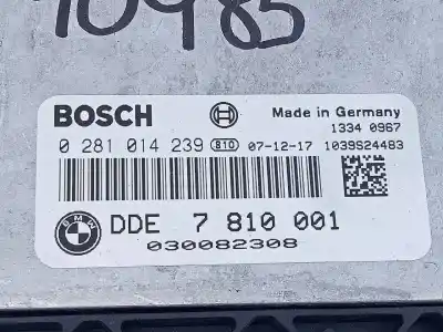 Second-hand car spare part ecu engine control for bmw serie 1 berlina (e81/e87) 118d oem iam references dde7810001 e3-a2-23-4 0281014239