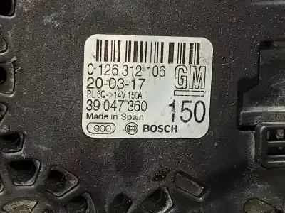 Автозапчастина б/у генератор для opel corsa d selective посилання на oem iam 39047360 p3-b6-8-2 