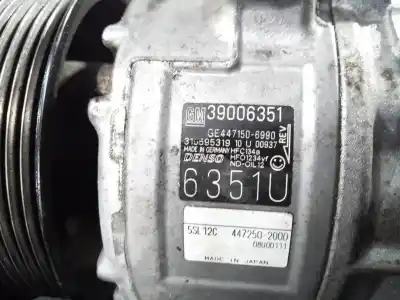 Second-hand car spare part air conditioning compressor for opel corsa e selective oem iam references 39006351 p3-a3-8-3 6351u