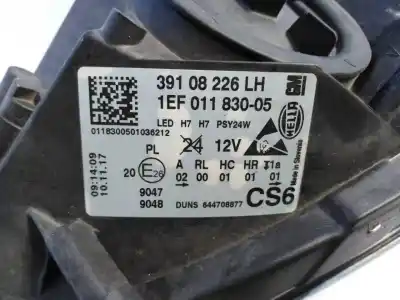 Recambio de automóvil de segunda mano de faro izquierdo para opel corsa d selective referencias oem iam 39108226lh 1ef01183005 e2-b6-9-1 