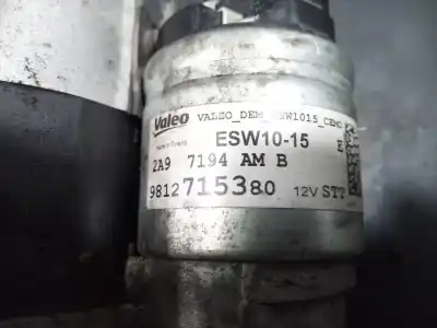 Peça sobressalente para automóvel em segunda mão motor de arranque por citroen c3 live referências oem iam 9812715380 p3-b7-17-2 2a97194amb