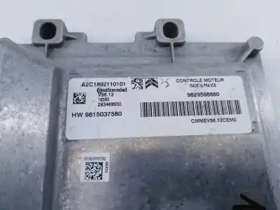Peça sobressalente para automóvel em segunda mão centralina de motor uce por citroen c3 live referências oem iam 9829598880 e3-a5-3-4 9815037580
