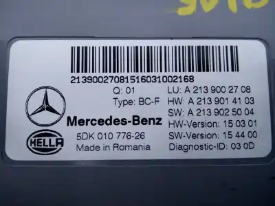Автозапчастина б/у електронний модуль для mercedes-benz clase e lim. (w213) e 220 d (213.004) посилання на oem iam 5dk01077626 e3-a1-50-3 a2139002708