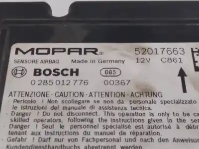 Pièce détachée automobile d'occasion boitier de commande d'airbag pour jeep renegade limited 4wd références oem iam 52017663  0285012776