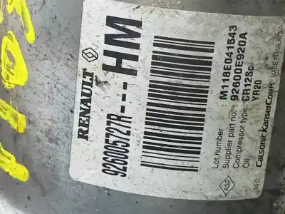 Second-hand car spare part air conditioning compressor for dacia lodgy stepway oem iam references 926005727r p3-b2-2-4 
