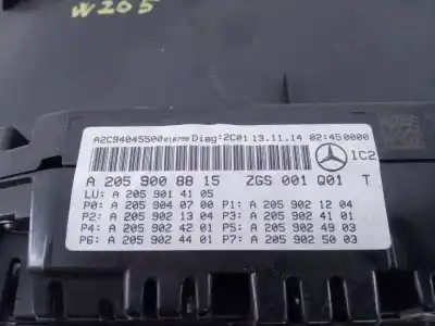 Second-hand car spare part dashboard for mercedes-benz clase c (w205) lim. c 220 cdi bluetec (205.004) oem iam references a2059008815 e3-a1-23-2  Second-hand car spare part dashboard for mercedes-benz clase c (w205) lim. c 220 cdi bluetec (205.004) oem iam references a2059008815 e3-a1-23-2