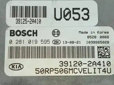 Second-hand car spare part ecu engine control for kia carens ( ) drive oem iam references 391202a410 e3-a3-25-2 0281019595