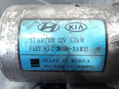Second-hand car spare part starter motor for kia carens ( ) drive oem iam references 361002a830 p3-b7-12-2 