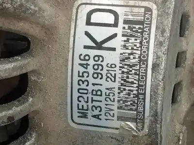 Peça sobressalente para automóvel em segunda mão alternador por mitsubishi montero (v60/v70) 3.2 di-d all-four referências oem iam me203546 p3-b6-2-2 a3tb1999