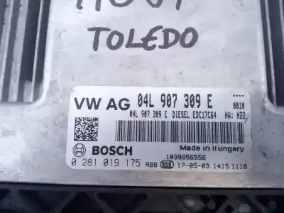 Автозапчасти б/у блок управления двигателем за seat toledo (kg3) reference ссылки oem iam 04l907309e e2-a1-22-7 0281019175