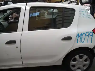 Peça sobressalente para automóvel em segunda mão porta do automóvel traseira esquerda por dacia sandero ambiance referências oem iam 