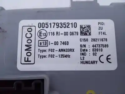 Автозапчасти б/у блок реле/предохранителей за ford ka (ccu) urban ссылки oem iam 00517935210 e3-b3-29-1 