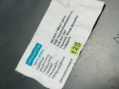 Peça sobressalente para automóvel em segunda mão porta luvas por skoda rapid active referências oem iam 5jb857097 p2-a2-18 