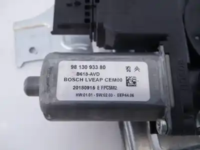 Second-hand car spare part passenger side right window regulator for citroen c3 live oem iam references 9813093380 e1-a4-42-2 20180915e